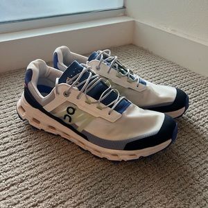 On Cloudvista Trail Runners
Frost | Ink color
Size: 10.5 (Men's)